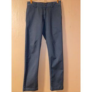 Dickies Women's Juniors Size 7 Gray Twill Work Pants Straight 97% Cotton Chino